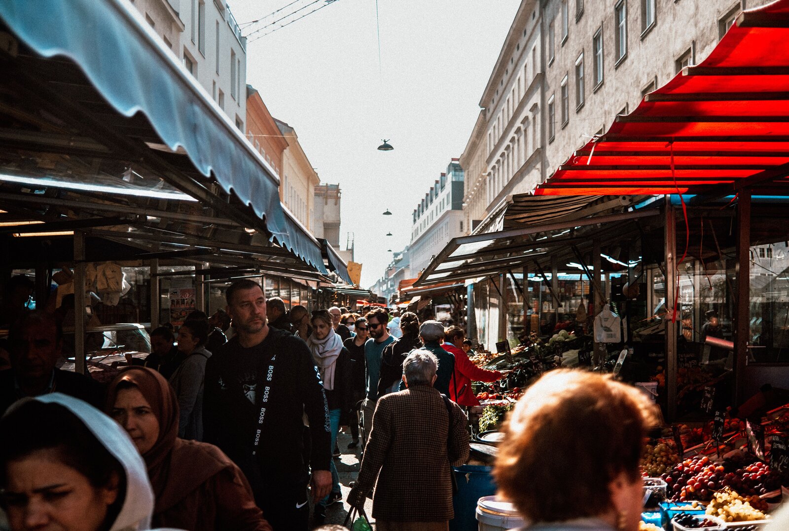 The Naschmarkt — Kettenbrückengasse