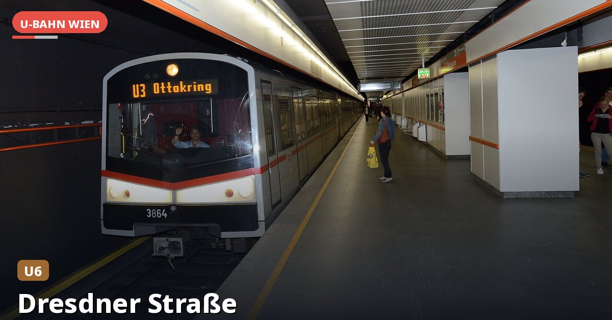 U-Bahn-Station Dresdner Straße in Wien — Linie U6