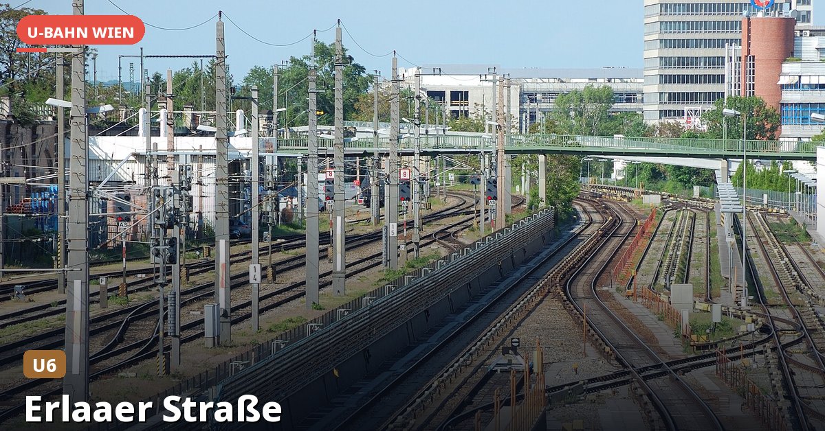 U-Bahn-Station Erlaaer Straße in Wien — Linie U6