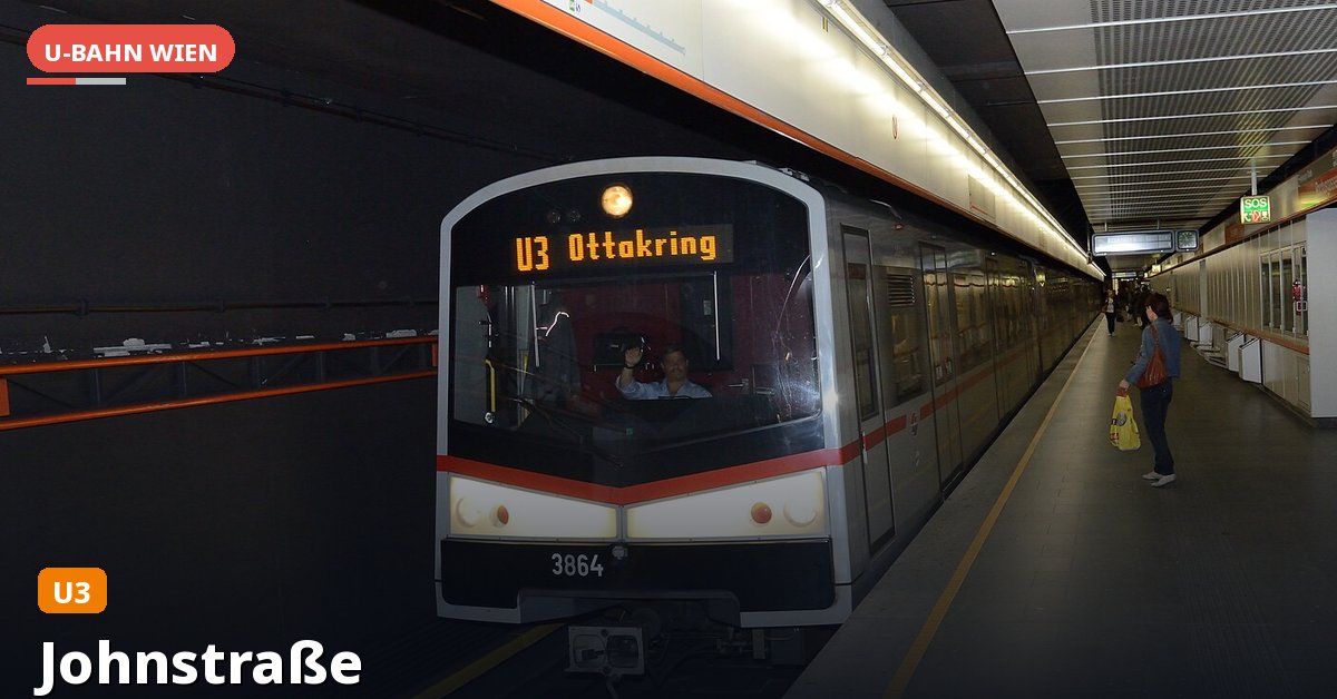 U-Bahn-Station Johnstraße in Wien — Linie U3