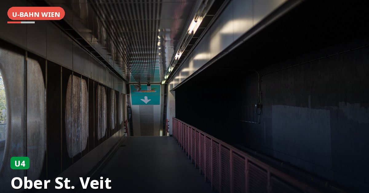 U-Bahn-Station Ober St. Veit in Wien — Linie U4