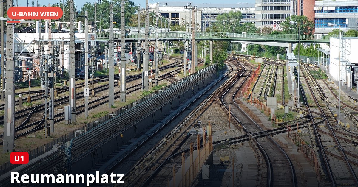 U-Bahn-Station Reumannplatz in Wien — Linie U1