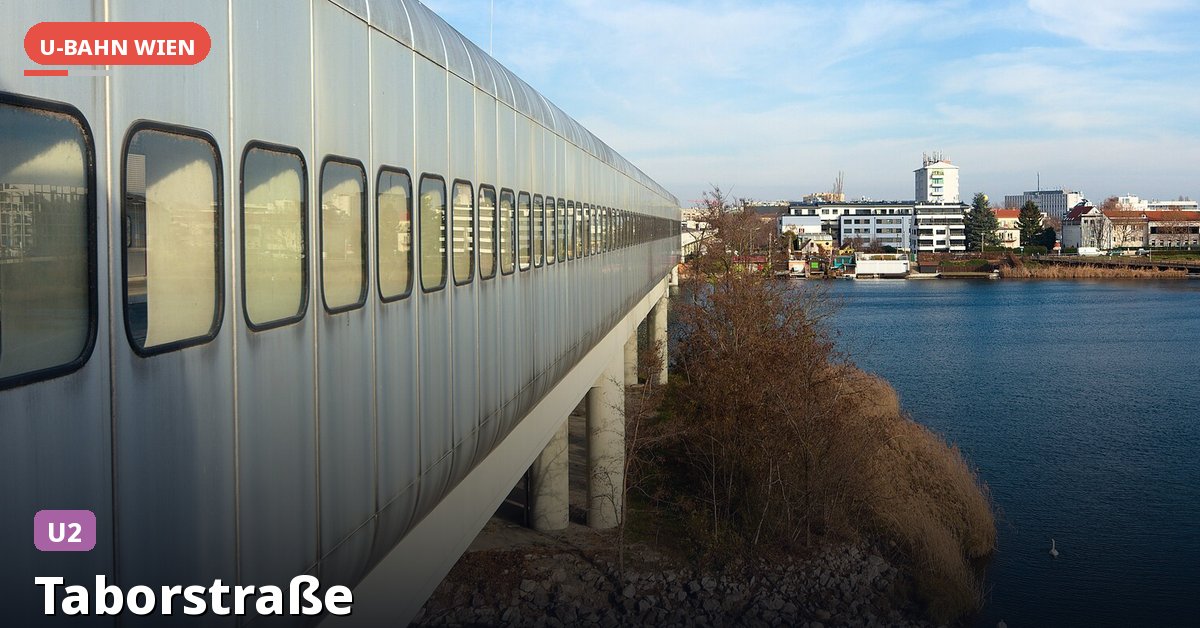 U-Bahn-Station Taborstraße in Wien — Linie U2