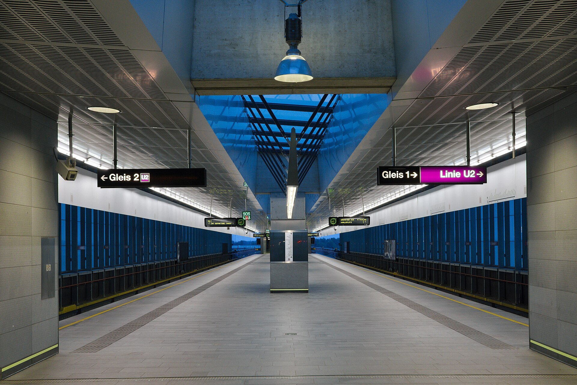 U2 line of the Vienna U-Bahn — Seestadt ↔ Karlsplatz